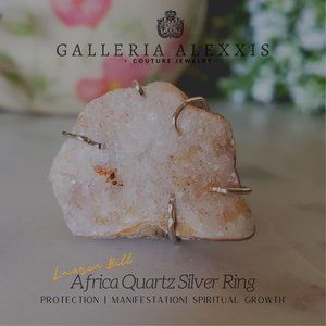 Africa Quartz Silver Ring | Galleria Alexxis